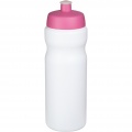 Baseline® Plus 650 ml sportflaska med sportlock, Vit/rosa