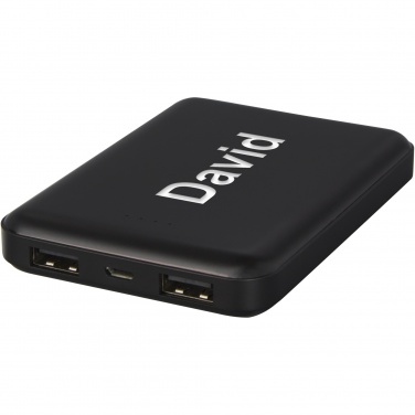 Logotrade presentreklam bild: Gleam 5 000 mAh ultratunn powerbank med ljus