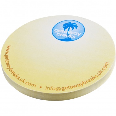 Logotrade profilprodukter bild: Sticky-Mate® cirkelformade klisterlappar av återvunnet material