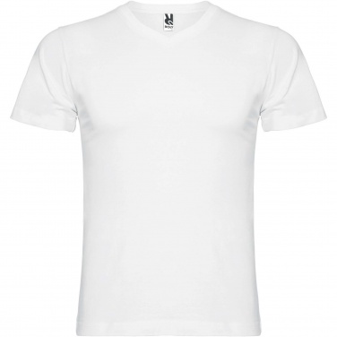 Logotrade reklamprodukter bild: Samoyedo kortärmad v-ringad T-shirt för herr