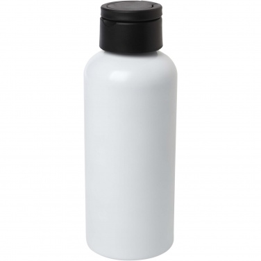 Logotrade presentreklam bild: Trinity vattenflaska av RCS-certifierad återvunnen aluminium med RPET-lock, 600 ml