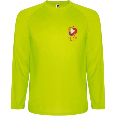 Logotrade presentreklam bild: Montecarlo långärmad sport t-shirt för män