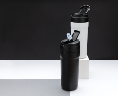 Logotrade presentreklam bild: Mugg i RCS återvunnen S/S, med hot & cold lock