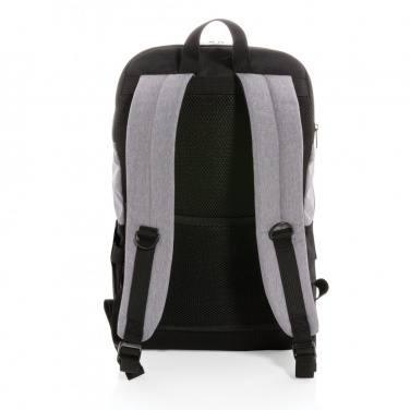 Logotrade reklamprodukter bild: Modern 15.6" USB & RFID laptopryggsäck PVC-fri