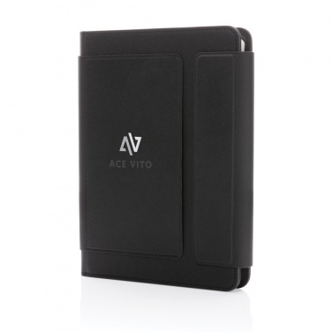 Logotrade kampanjprodukter bild: Swiss Peak Heritage A5 stenpapper portfolio i RCS PU
