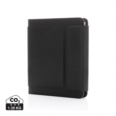 Logotrade profilprodukter bild: Swiss Peak Heritage A5 stenpapper portfolio i RCS PU