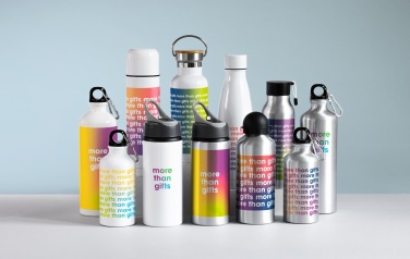 Logotrade presentreklam bild: Enväggig 600 ml aluminiumflaska