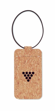 Logotrade profilprodukter bild: Bagagetag i kork