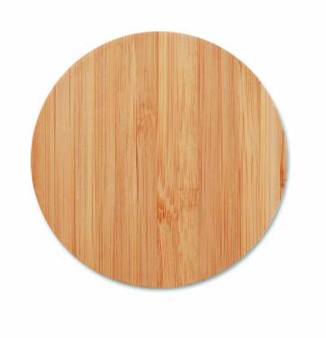 Logotrade profilprodukter bild: Bambu trådlös laddare 15W