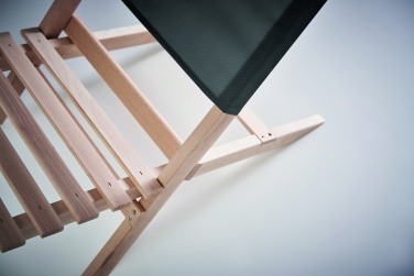 Logotrade profilprodukter bild: Hopfällbar solstol i trä