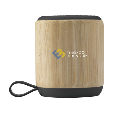 Logotrade reklamprodukter bild: Timor Bamboo trådlös högtalare