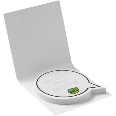 Logotrade reklamprodukter bild: Sticky-Mate® pratbubbleformade klisterlappar mjukt omslag