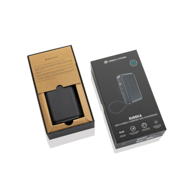 Logotrade profilreklam bild: Urban Vitamin Eureka RCS återvunnen 65W hybridladdare