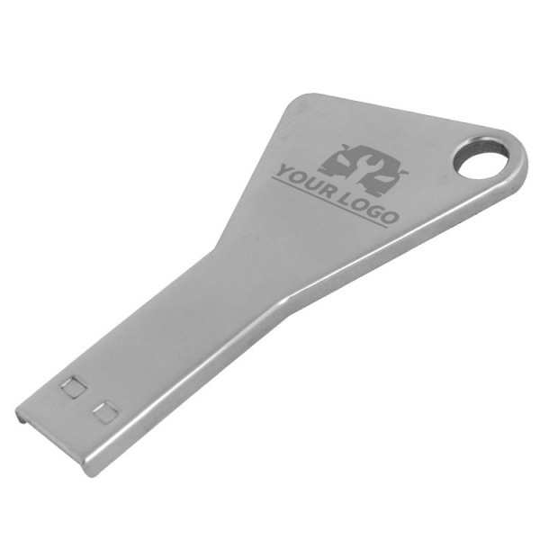 Logotrade kampanjprodukter bild: Metall-USB-minne