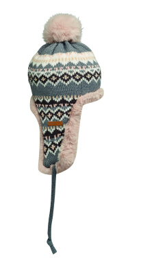 Logotrade profilreklam bild: Stickad mössa med öronlapp