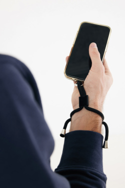 Logotrade kampanjprodukter bild: CarryLoop RCS  PET-justerbar telefonrem för mobiltelefon