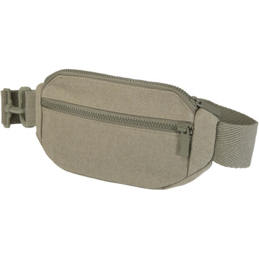 Logotrade presentreklam bild: Crescent 500 g/m² axelremsväska av Aware™-återvunnet material