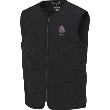 Logotrade profilreklam bild: Quartz unisex quiltad väst av GRS-certifierat återvunnet material