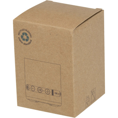 Logotrade profilprodukter bild: Hunor trådlös högtalare på 3 W av återvunnen plast