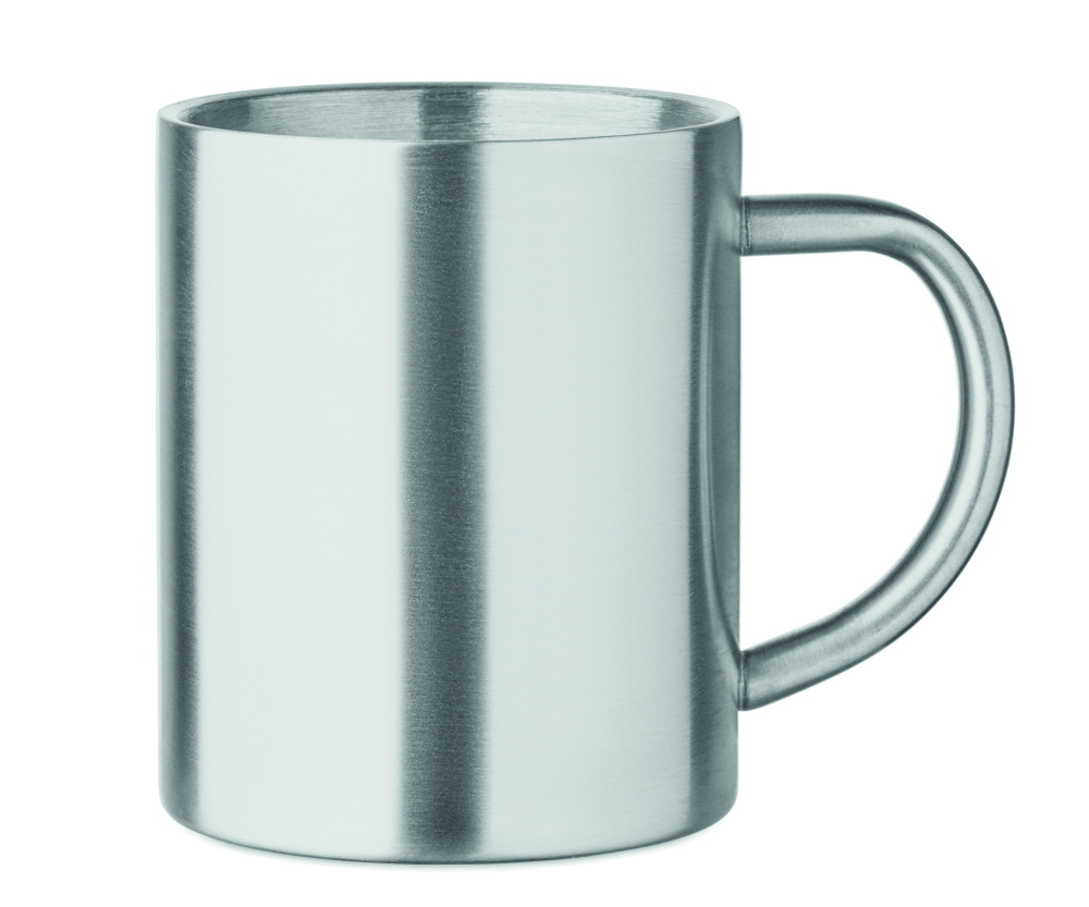Logotrade kampanjprodukter bild: Mugg återvunnet rostfritt stål