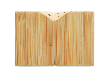 Logotrade kampanjprodukter bild: Salt- och pepparkar i bambu
