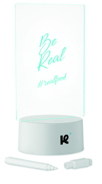 Logotrade kampanjprodukter bild: LED-belyst memoskylt
