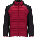 Minsk unisex isolerad hybridjacka, Röd / Svart
