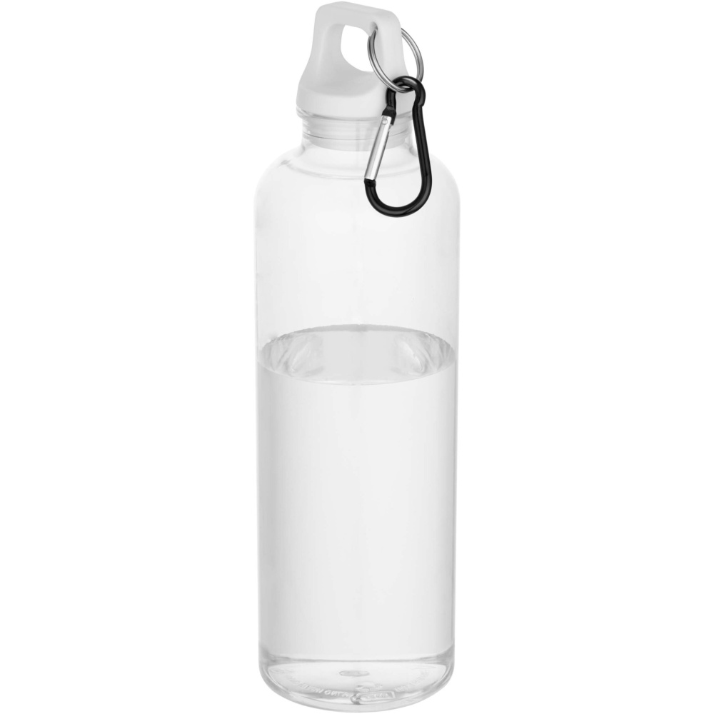 Logotrade presentreklam bild: Oregon 750 ml vattenflaska av RCS-certifierad återvunnen plast med karbinhake