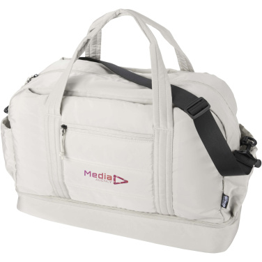 Logotrade reklamprodukter bild: Puffer duffelväska med isolerad botten av återvunnen GRS, 30 l