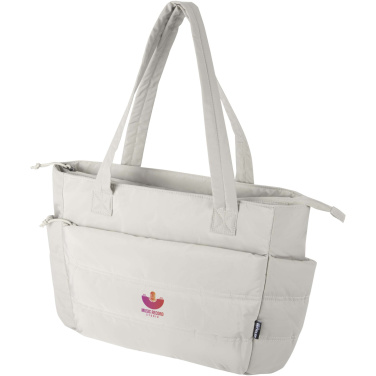 Logotrade presentreklam bild: Puffer 15,6" laptoptote av återvunnen GRS, 18 l