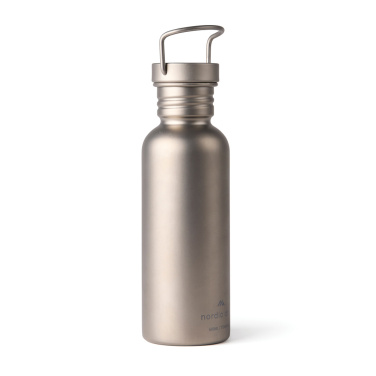 Logotrade profilreklam bild: Nordic Drift Trail Light Titanium vattenflaska 600 ml