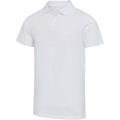 Graphite 180 g/m² kortärmad unisex-pikétröja, Vit