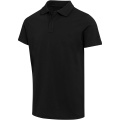 Graphite 180 g/m² kortärmad unisex-pikétröja, Svart