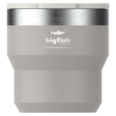 Logotrade reklamprodukter bild: Stanley Stay Hot 295 ml rostfritt stål isolerad stapelbar campingmugg