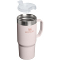 Stanley Everyday Suburban 473 ml isolerad mugg i återvunnet rostfritt stål, Ljusrosa
